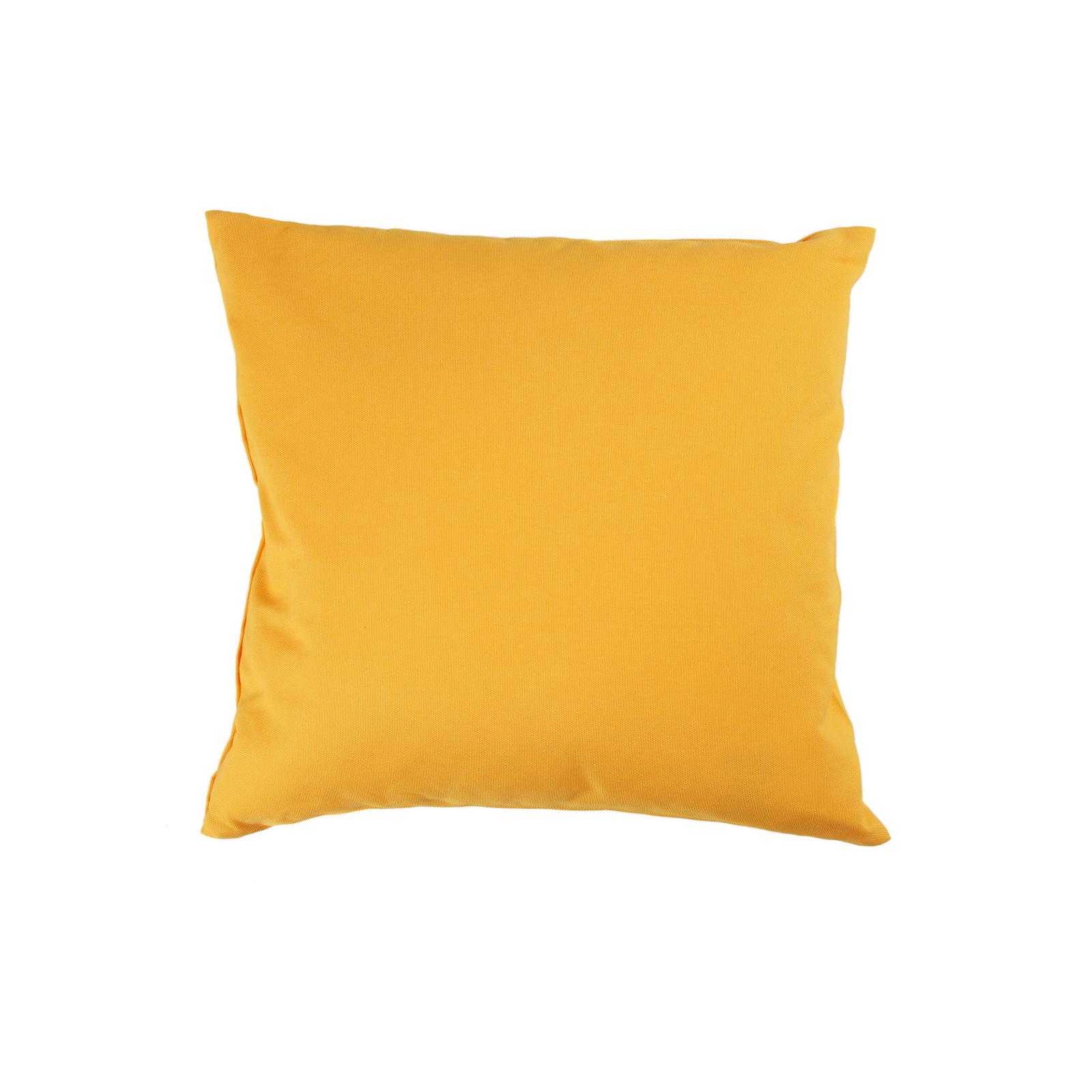Kissenbezug 30x30 cm Uni Baumwolle Canvas-Gelb