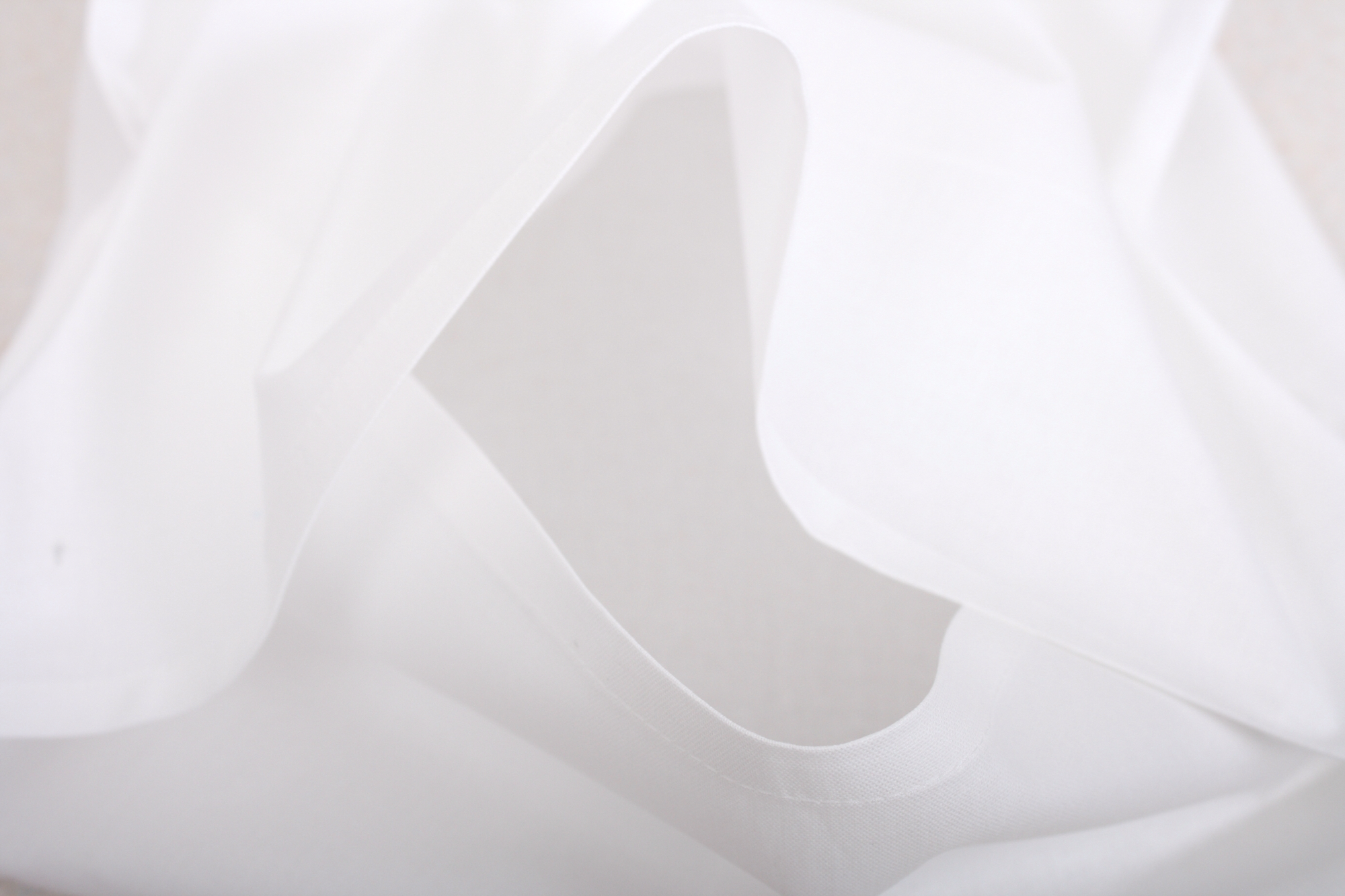 Kissenbezug Uni Weiß Baumwolle Linon HV-40x40 cm