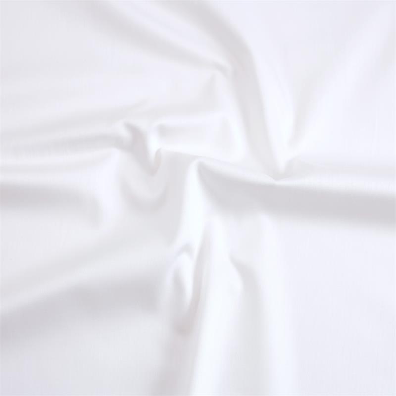 Stoff Meterware Baumwolle Linon Weiß 220 cm mit 120g/m²