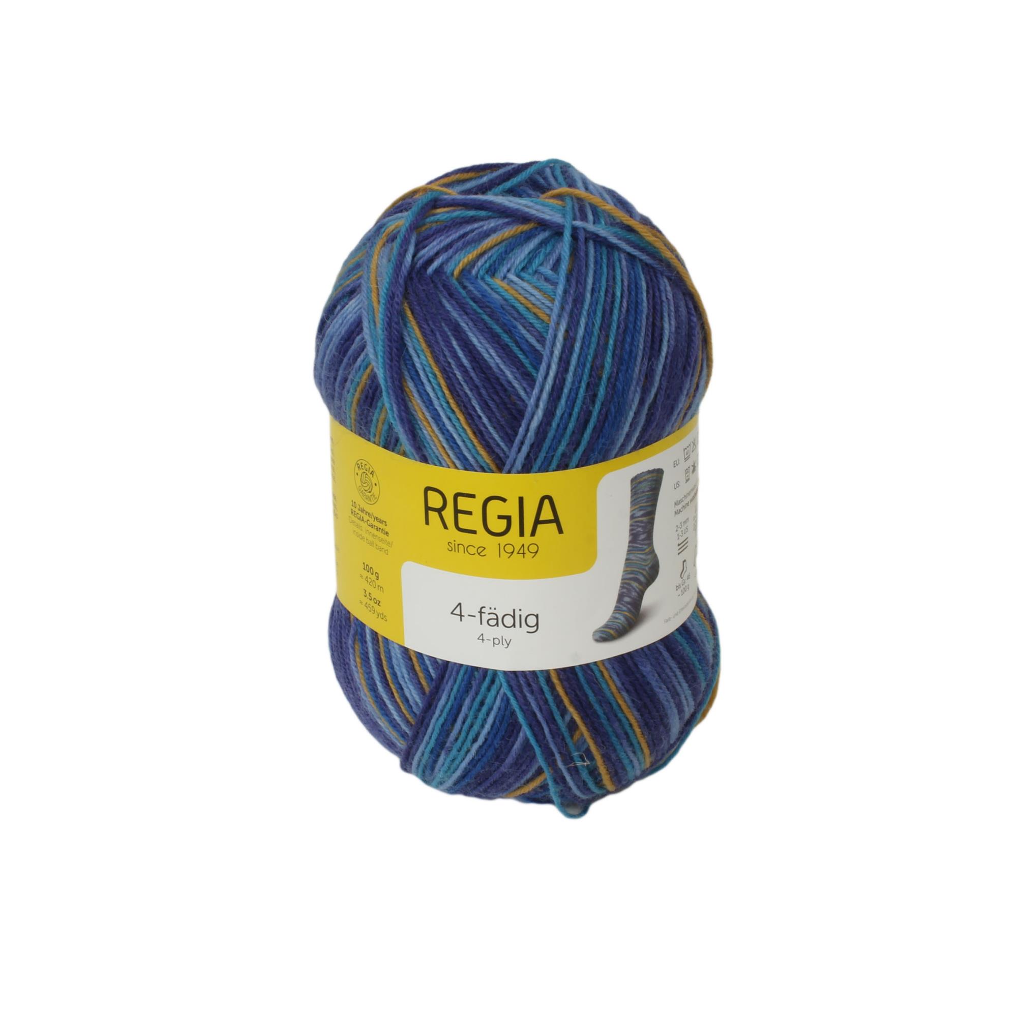 Sockenwolle Regia 4-fädig 100g Color Sauna 01304