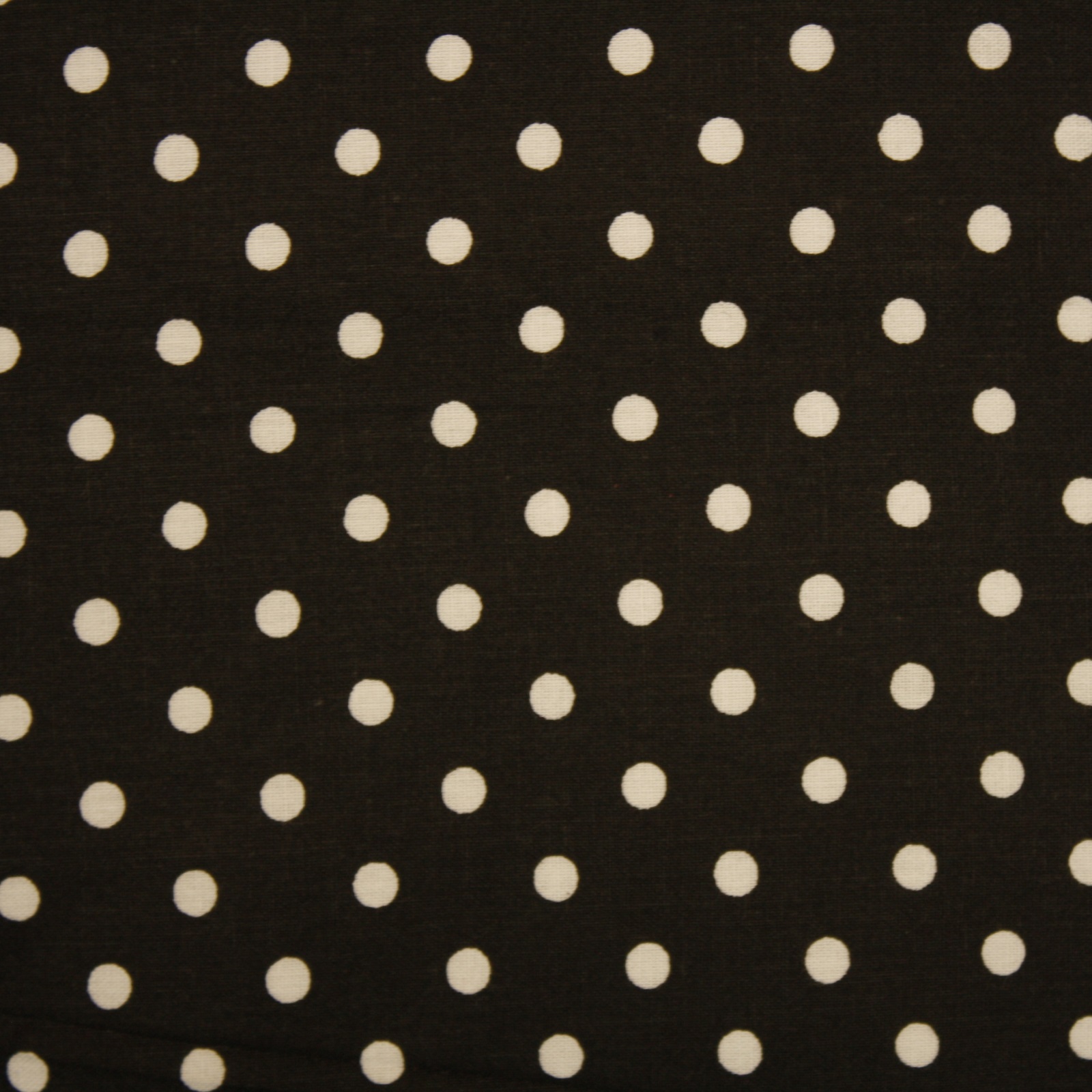 Kissenbezug Punkte 5 mm Weiß auf Schwarz-50x50 cm