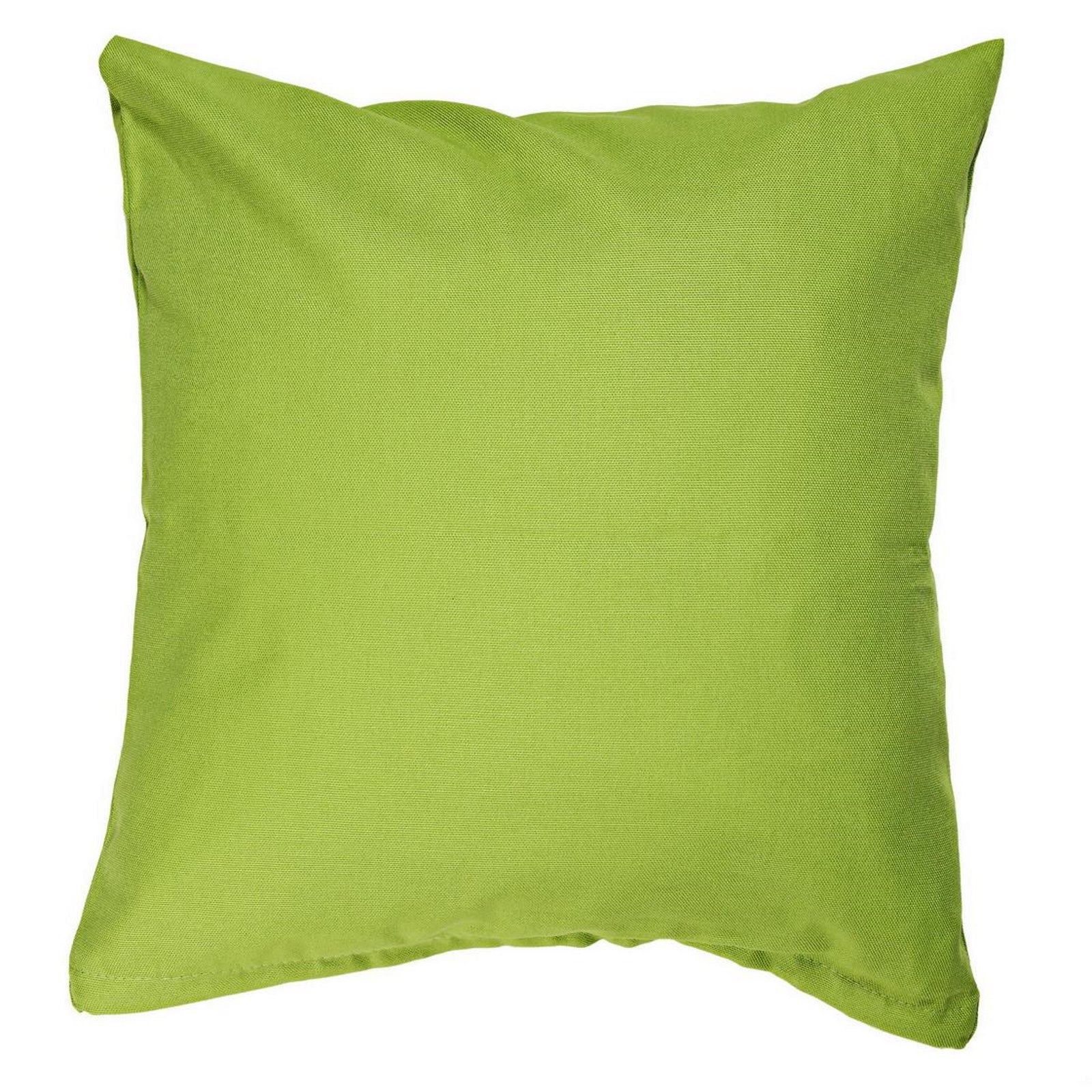 Kissenbezug 30x30 cm Uni Baumwolle Canvas-Limetten Grün