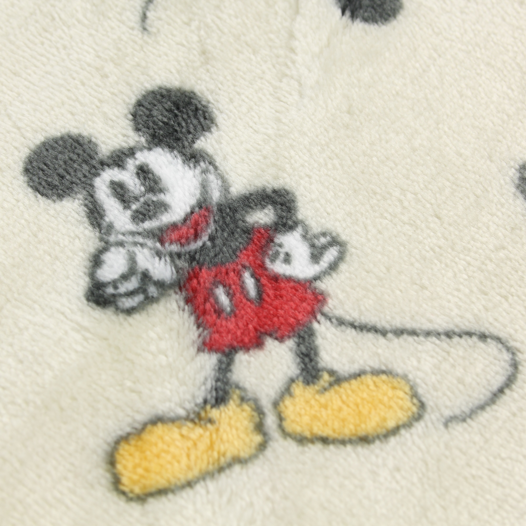 Stoff Meterware Mickey Mouse Wellness Fleece