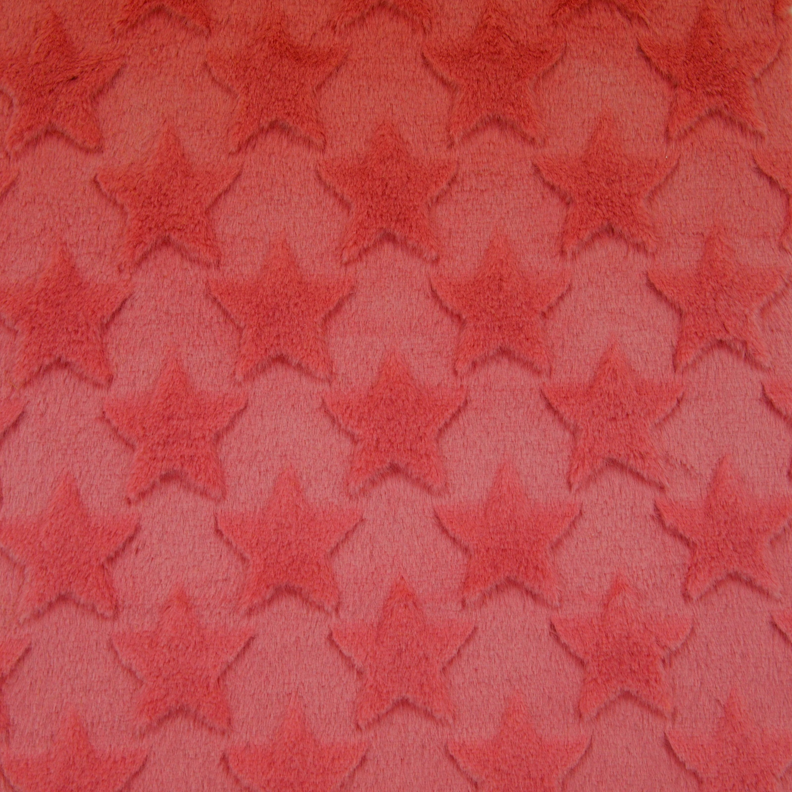Stoff Meterware Fleece Sterne Altrosa Polyester