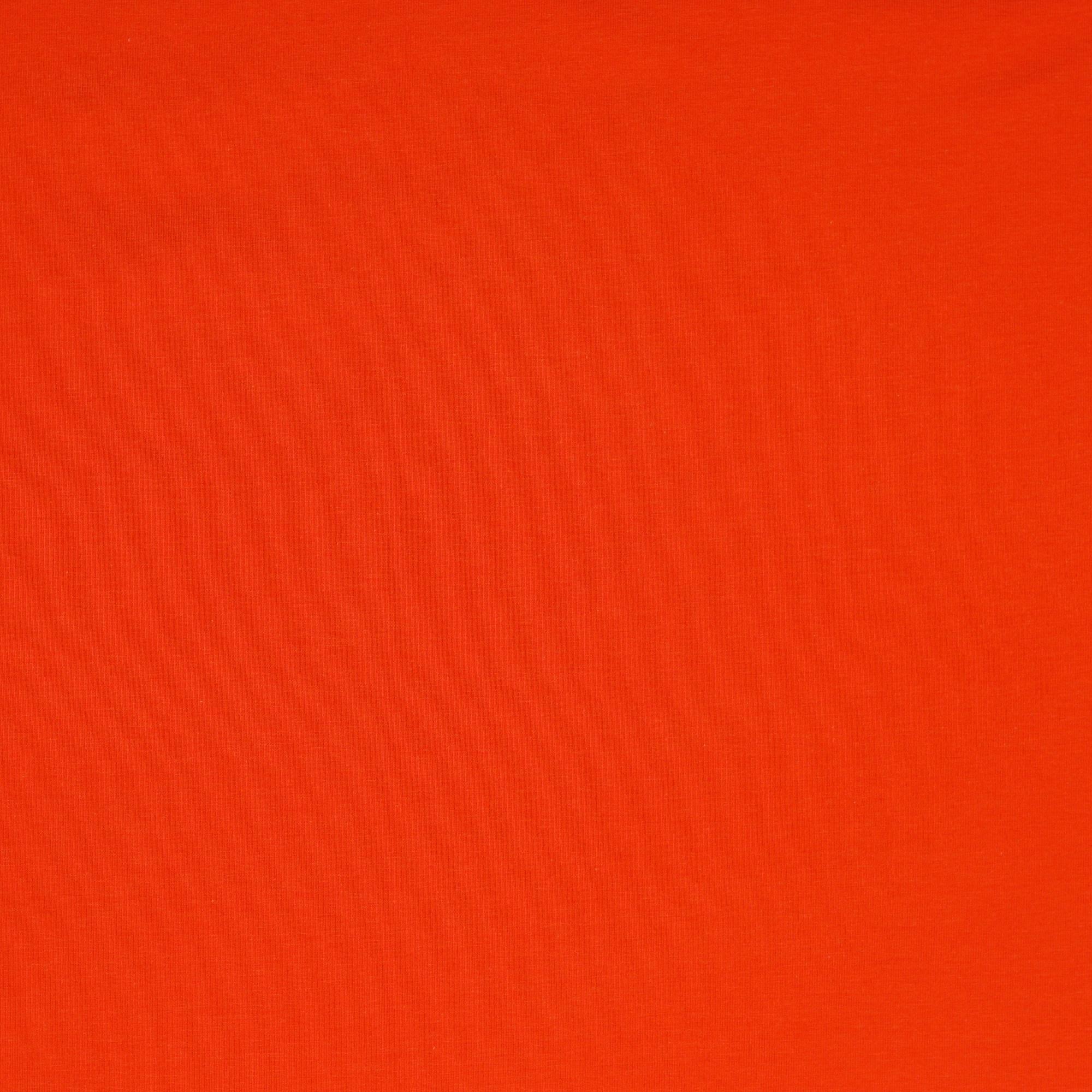 Stoff Meterware Orange Jersey