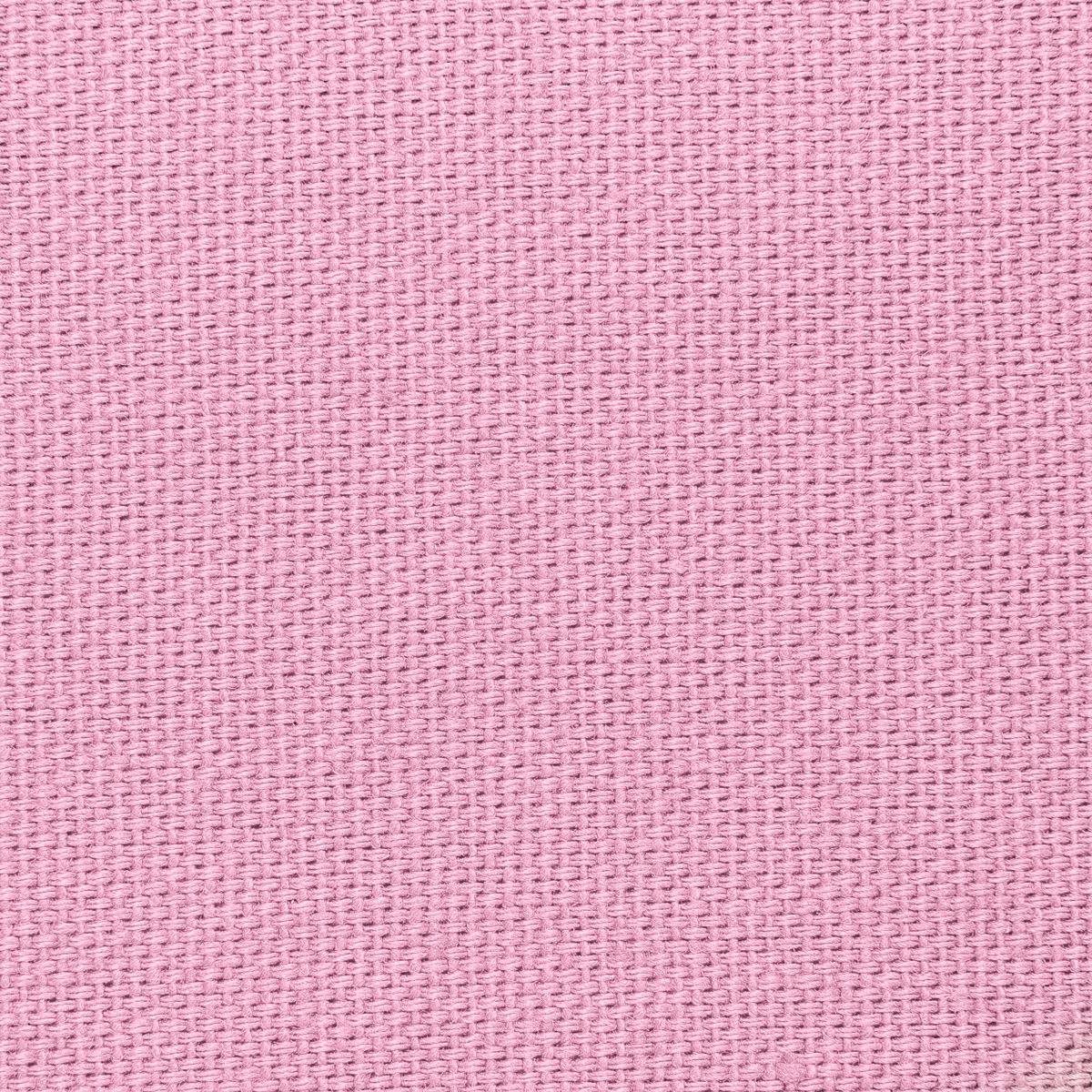 Kissenbezug 50x50 cm Uni Baumwolle Canvas-Rosa
