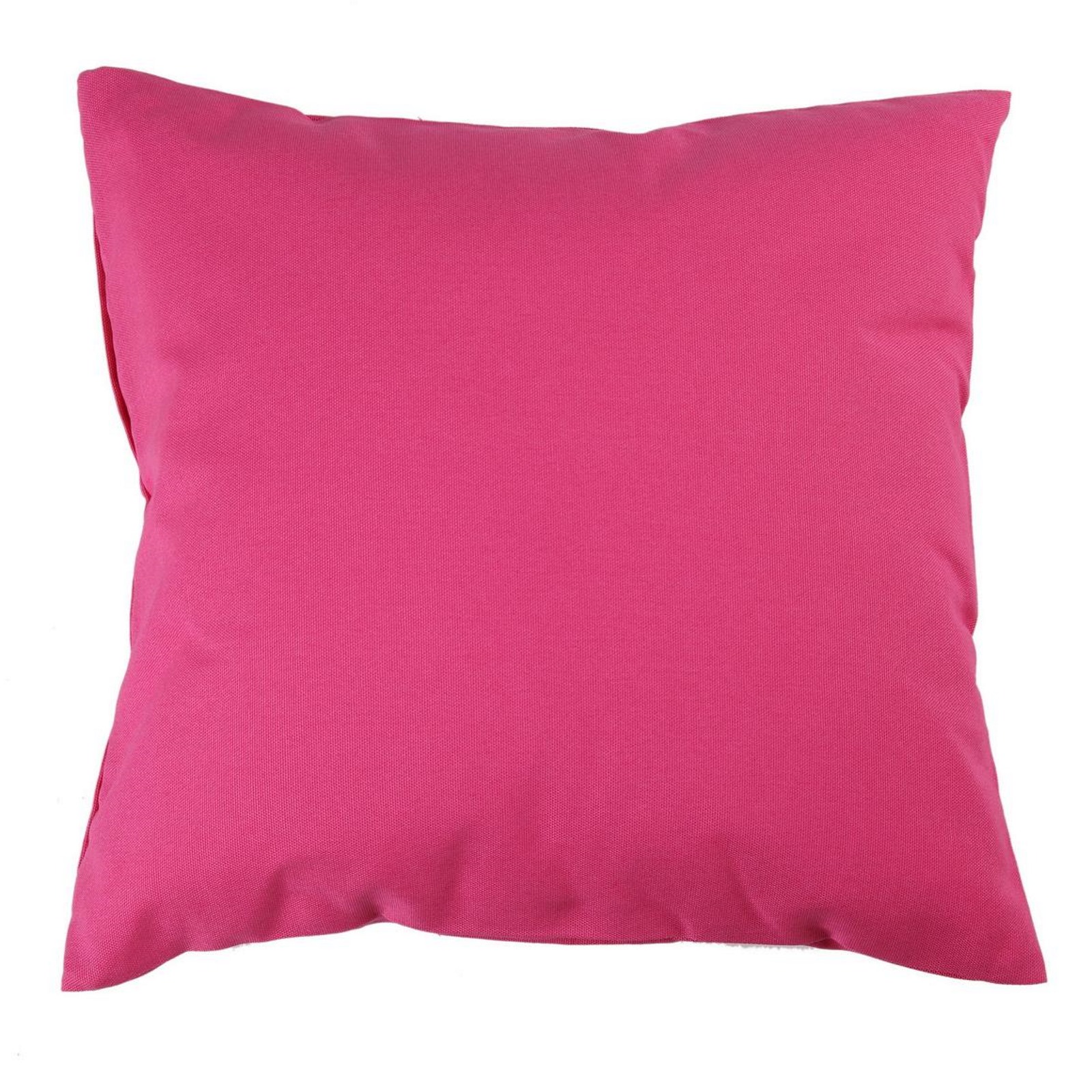Kissenbezug 50x50 cm Uni Baumwolle Canvas-Pink