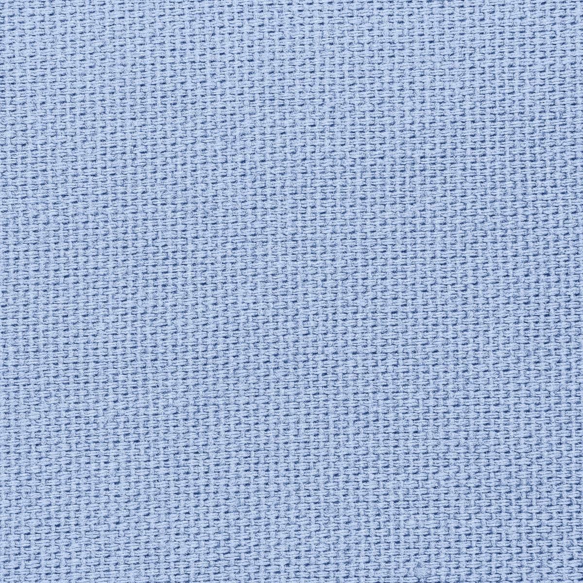 Kissenbezug 30x30 cm Uni Baumwolle Canvas-Hellblau