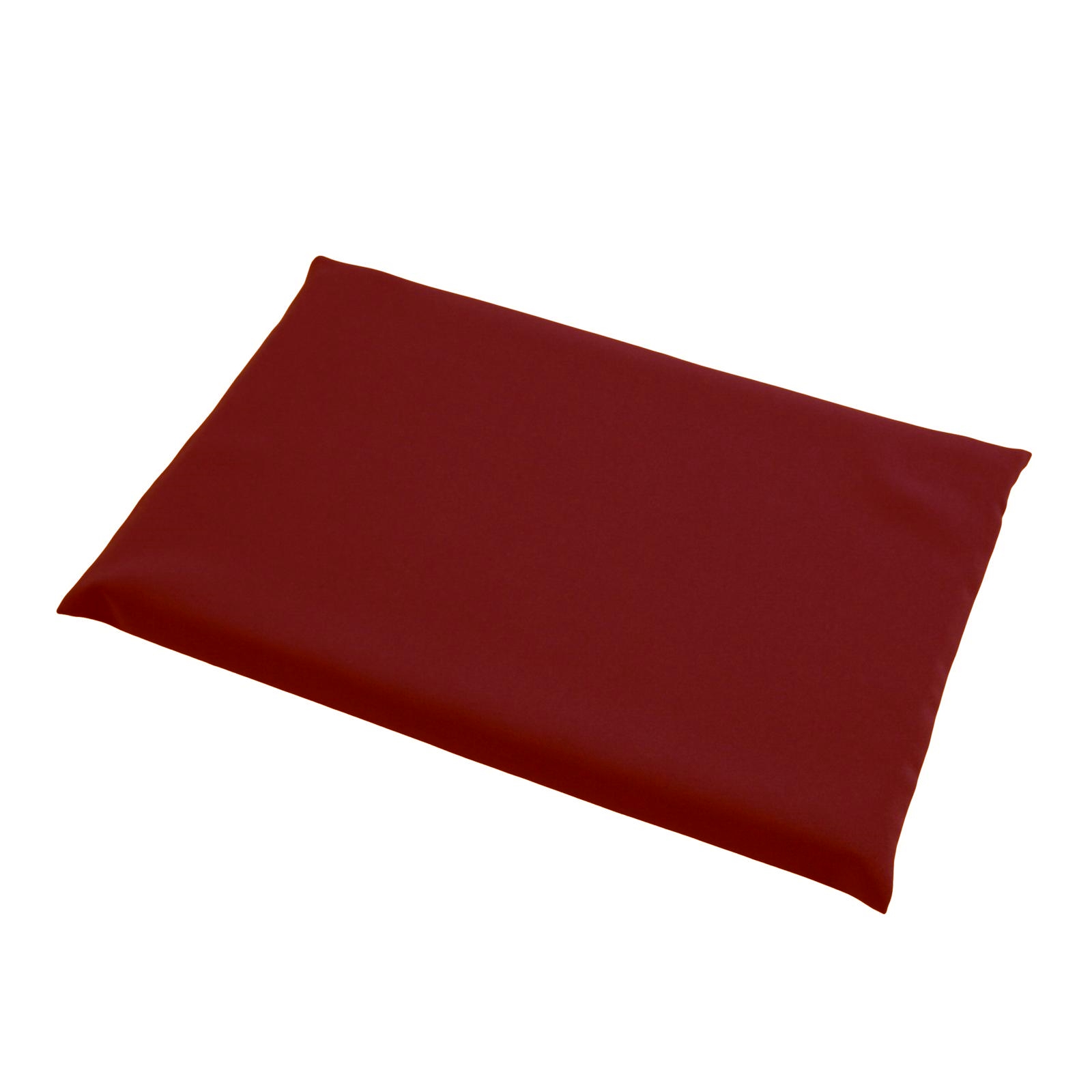 Sitzkissen Baumwolle Canvas-Bordeaux Rot