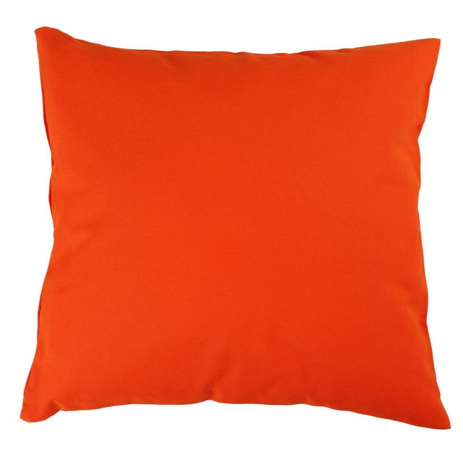 Kissenbezug 50x50 cm Uni Baumwolle Canvas-Orange