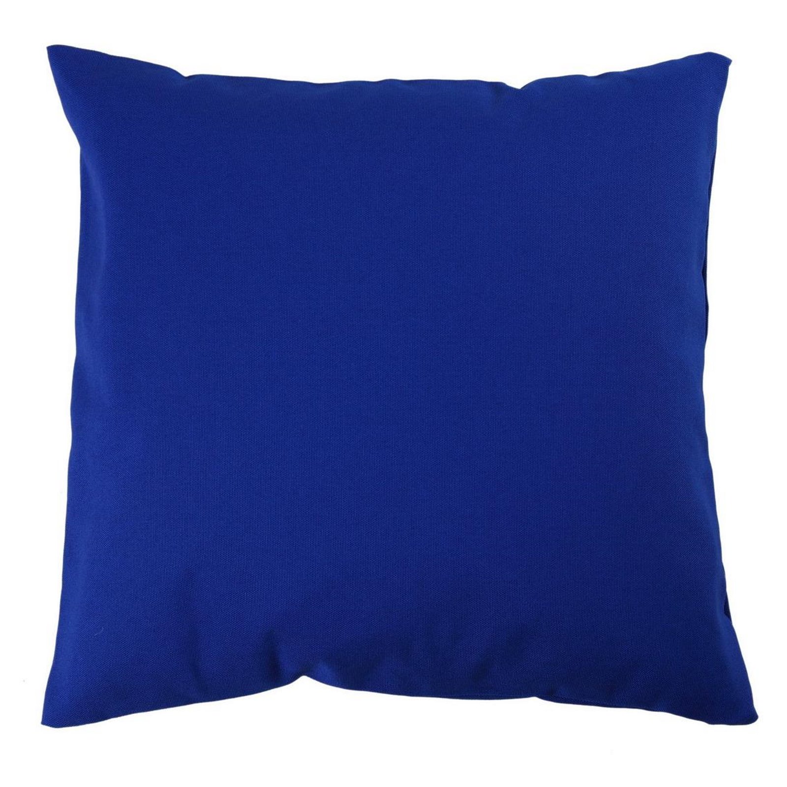 Kissenbezug 50x50 cm Uni Baumwolle Canvas-Blau