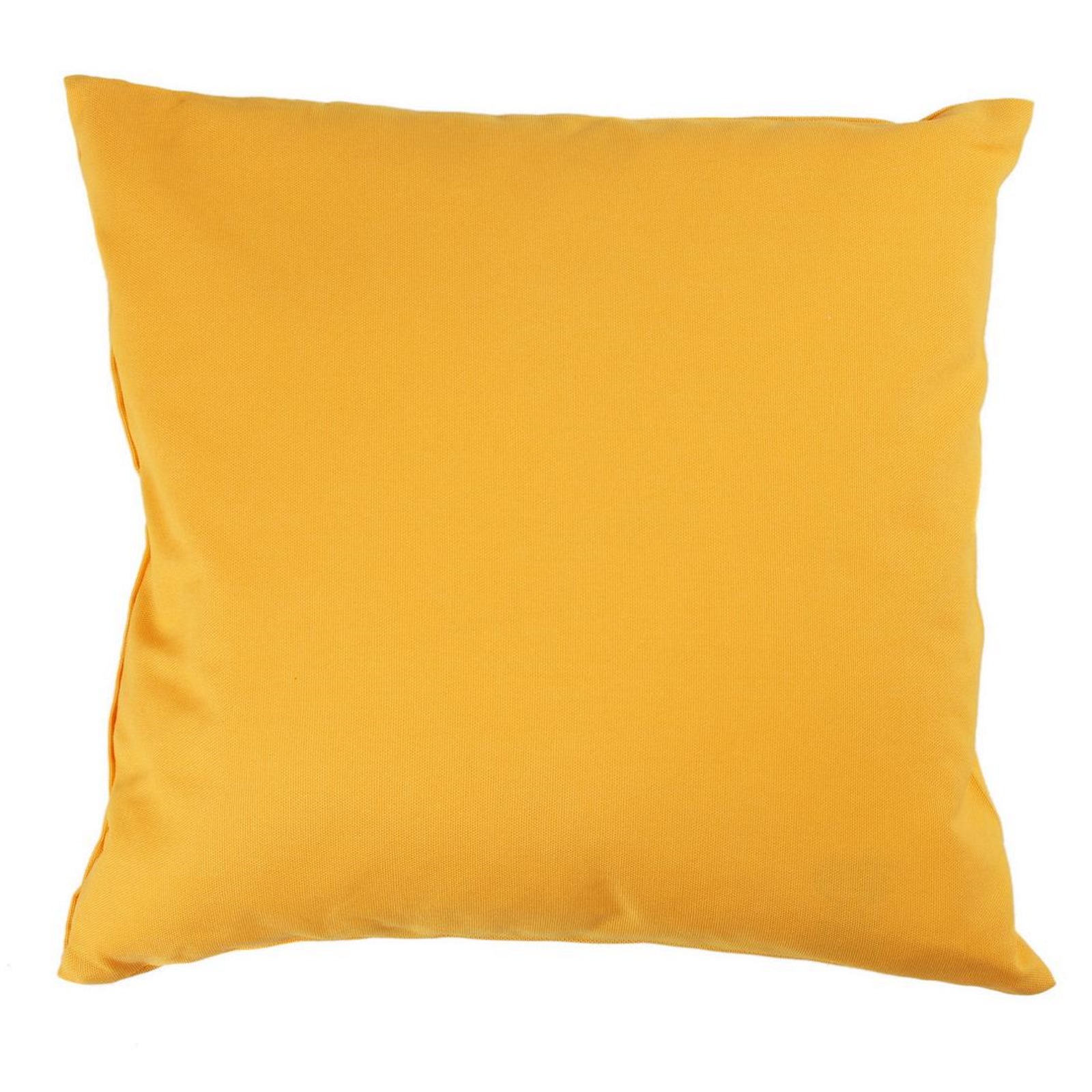 Kissenbezug 50x50 cm Uni Baumwolle Canvas-Gelb