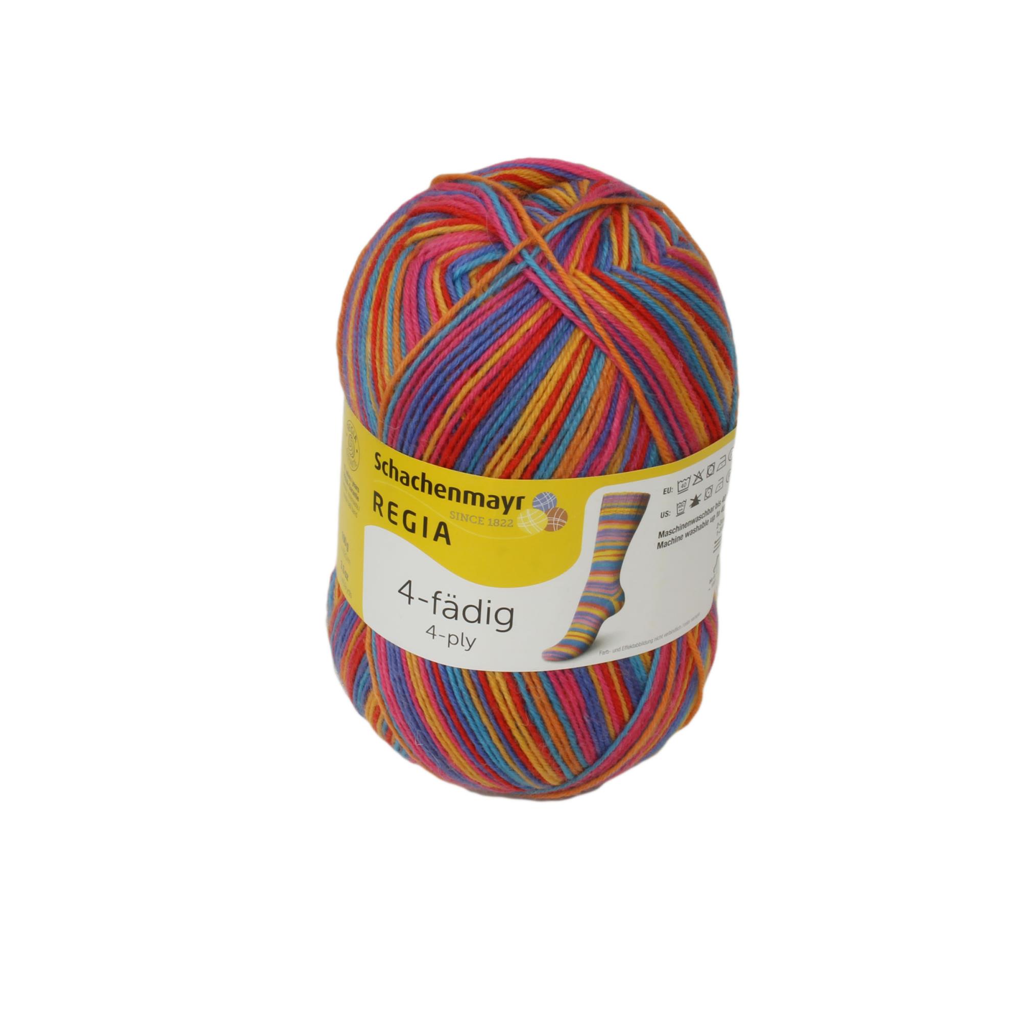 Sockenwolle Regia 4-fädig 100g Color Exotic 03726