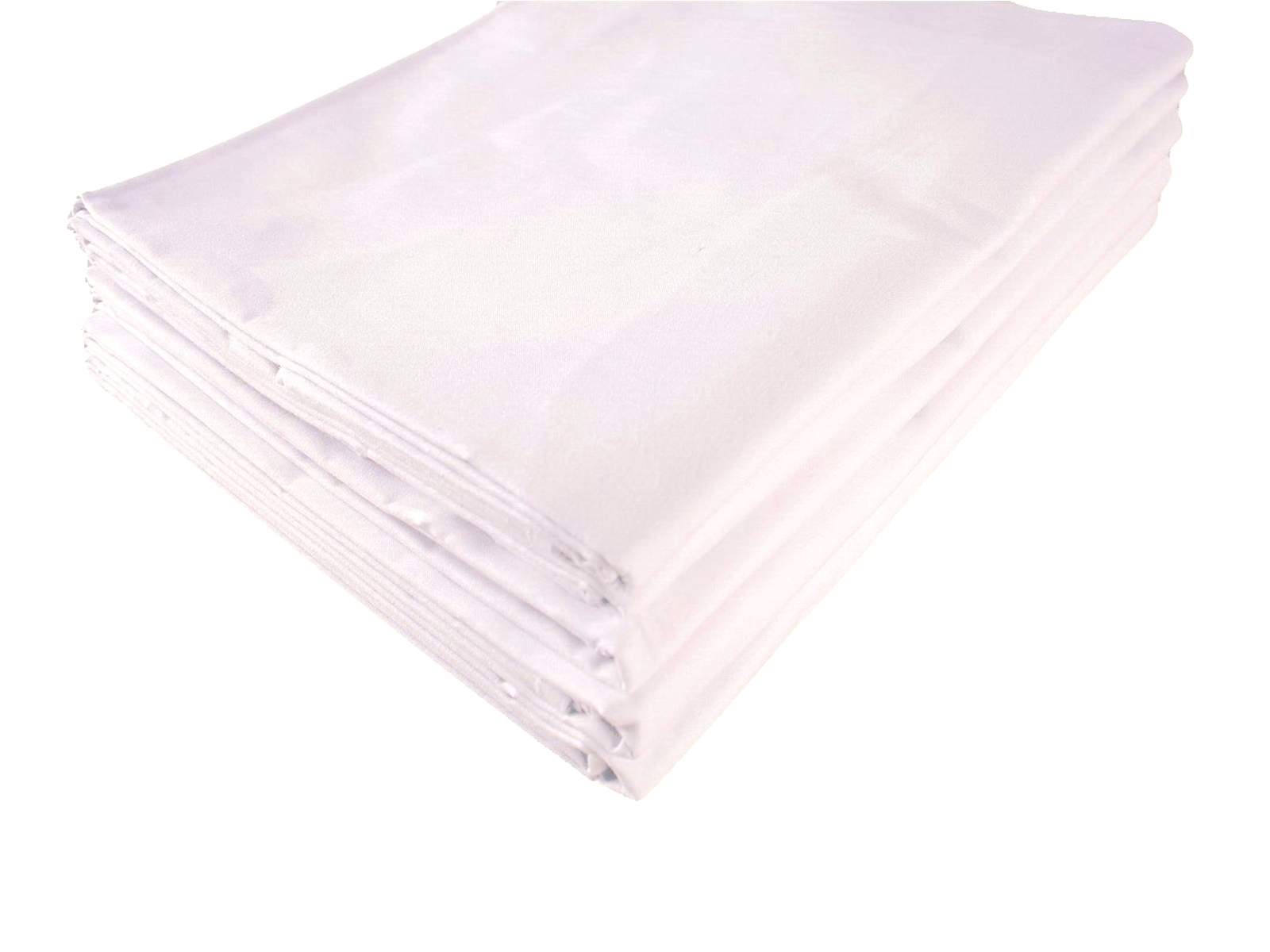 Bettlaken 150x250 cm Weiß Baumwolle 2er Pack