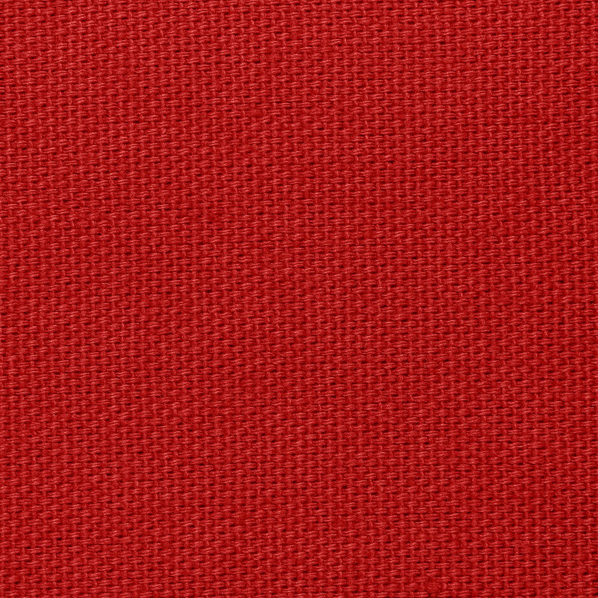 Kissenbezug 40x40 cm Uni Baumwolle Canvas-Rot