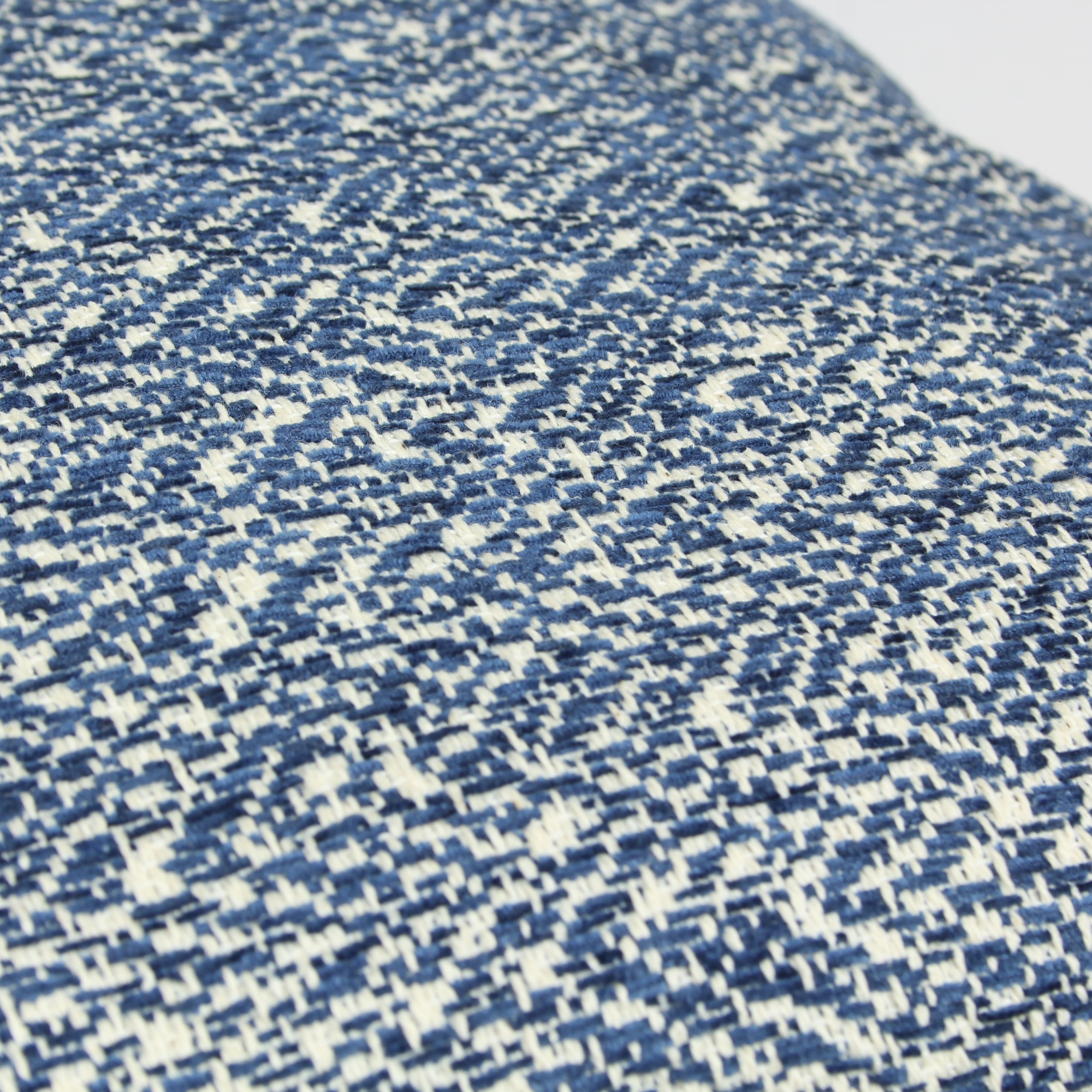 Kissenbezug 30x30 cm Milan Blau Meliert Bezugsstoff