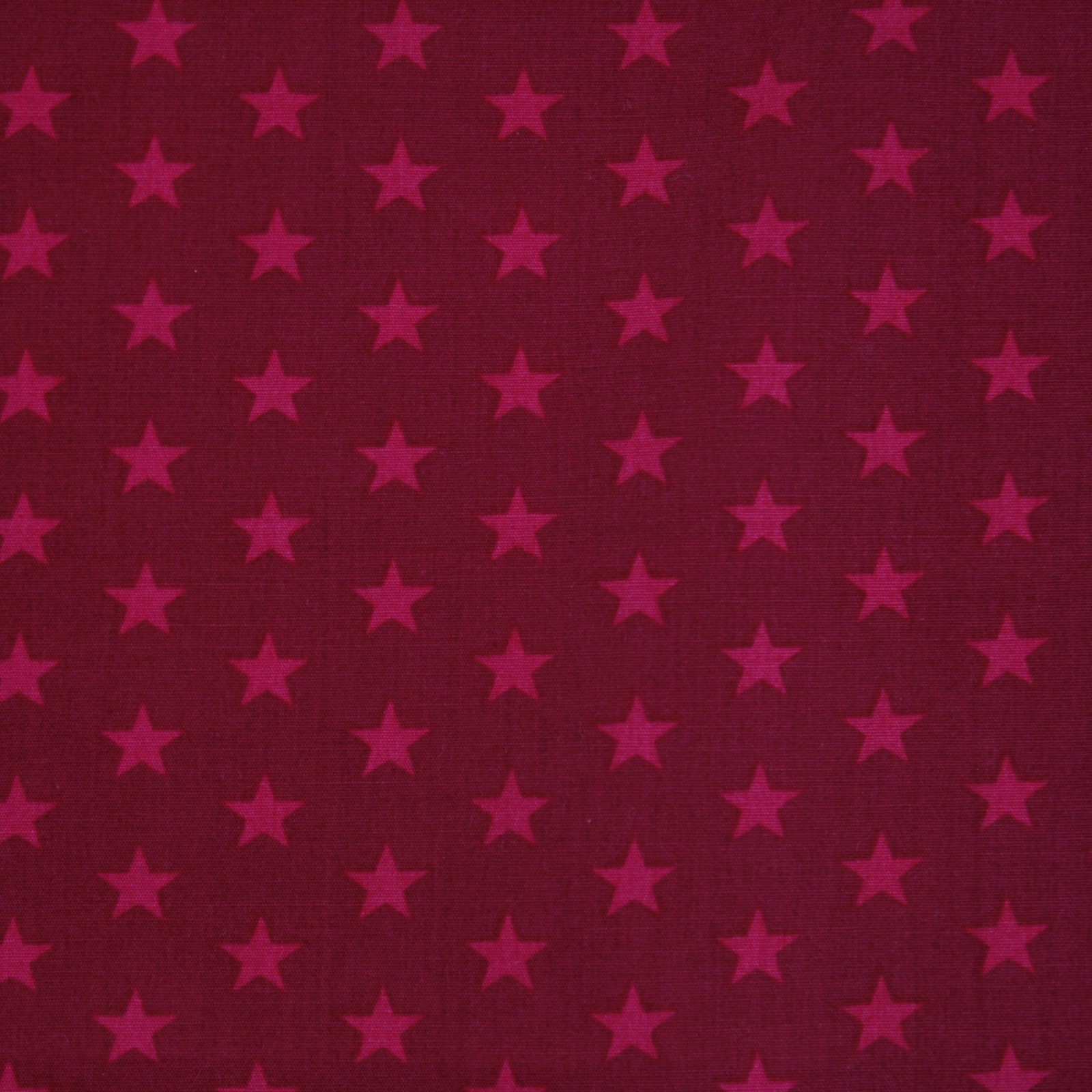 Kissenbezug Sterne Pink auf Bordeaux 40x40 cm