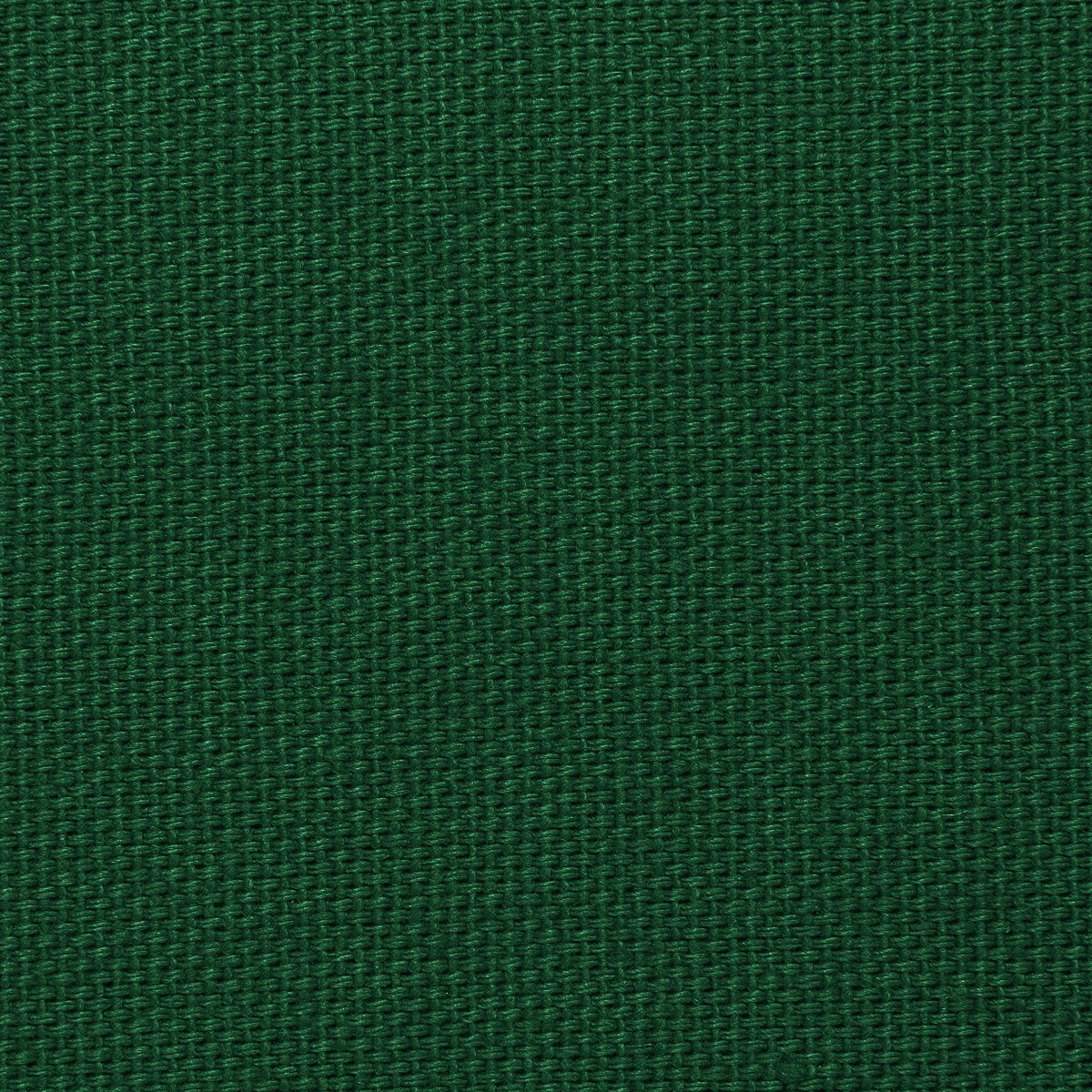 Kissenbezug 40x40 cm Uni Baumwolle Canvas-Dunkelgrün