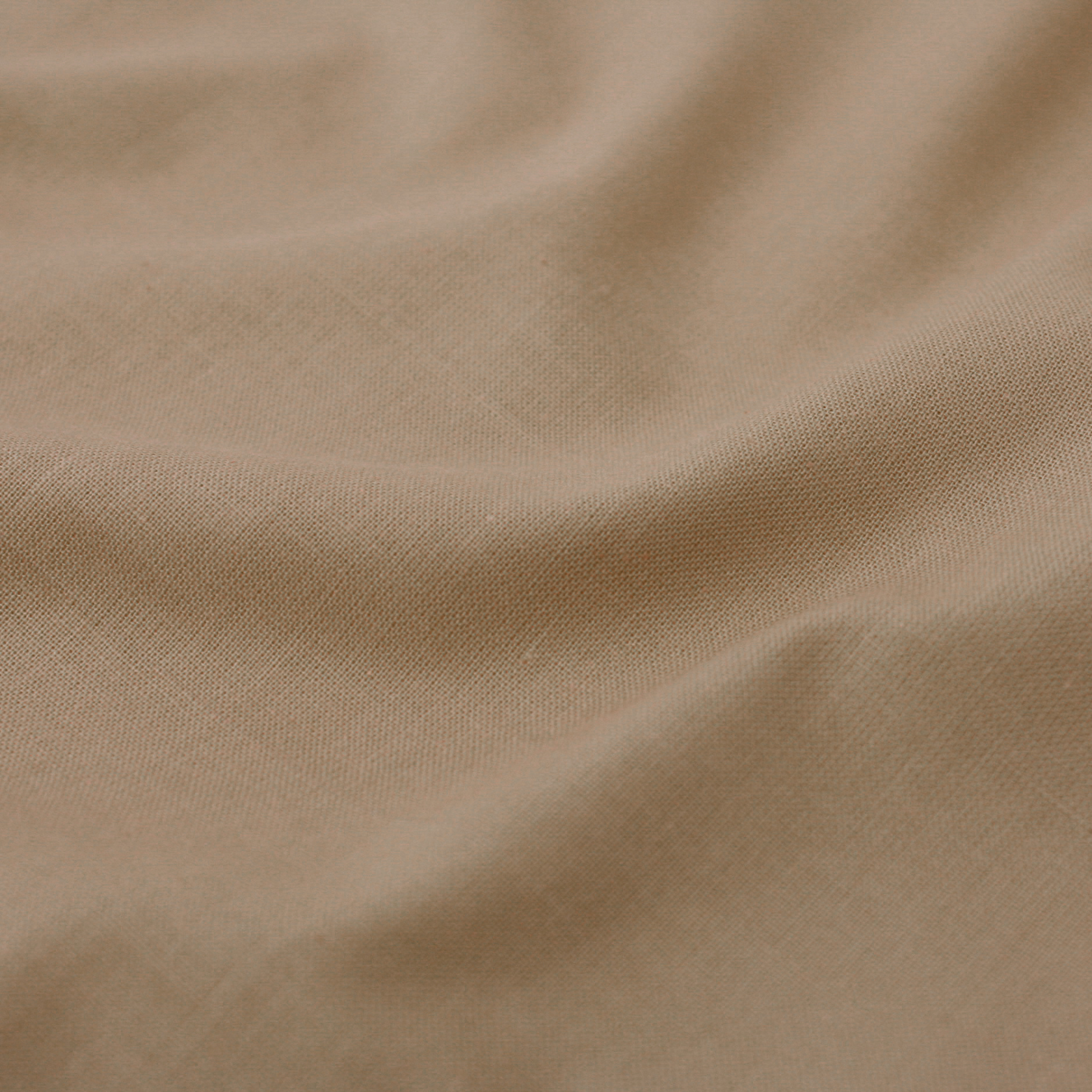 Stoff Meterware Baumwolle Linon Sand