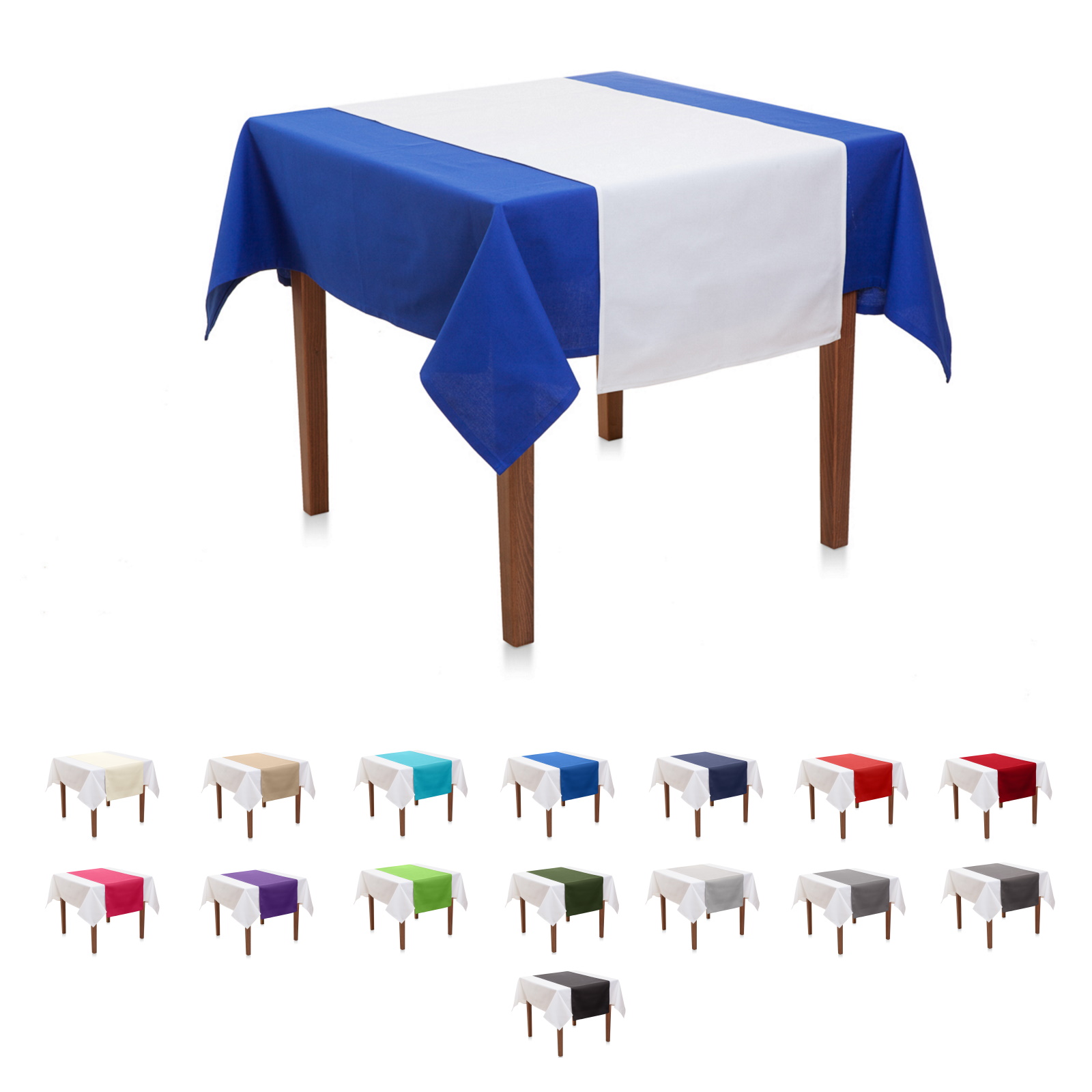 Tischläufer 45x145 cm Baumwolle Linon