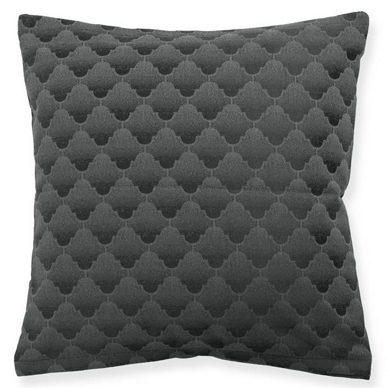 Kissenbezug Kachel Muster Grau-60x60 cm