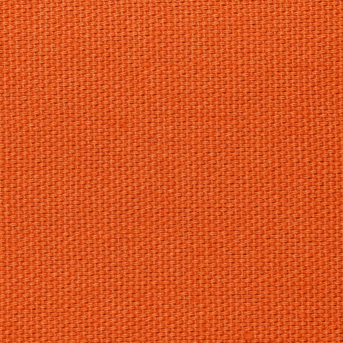 Kissenbezug 50x50 cm Uni Baumwolle Canvas-Orange