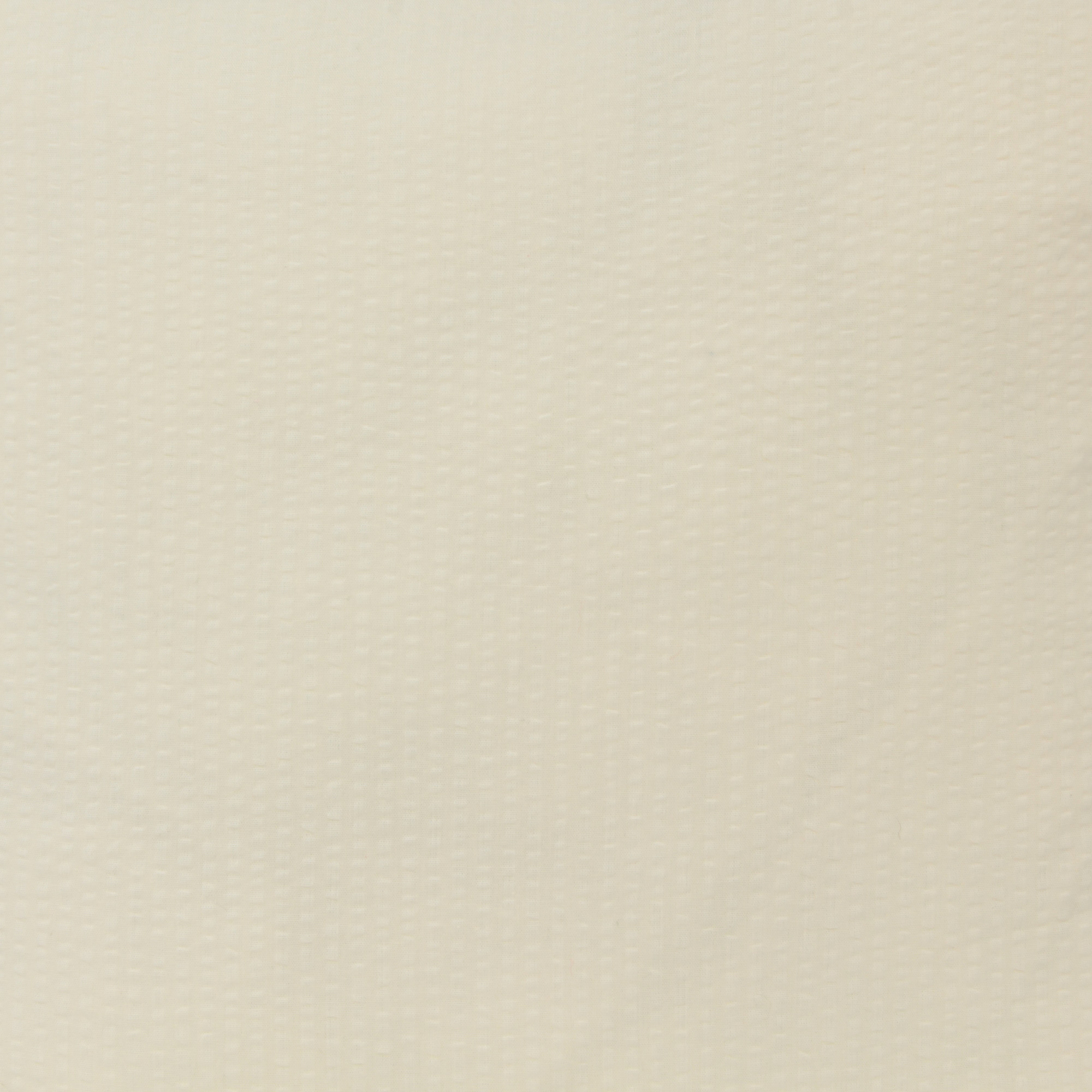 Edel Seersucker Kissenbezug 30x30 cm Creme Baumwolle