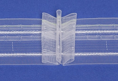 Stehfaltenband BOOGIE Verhältnis 1:2.5 F3 Transparent - VPE 5 m