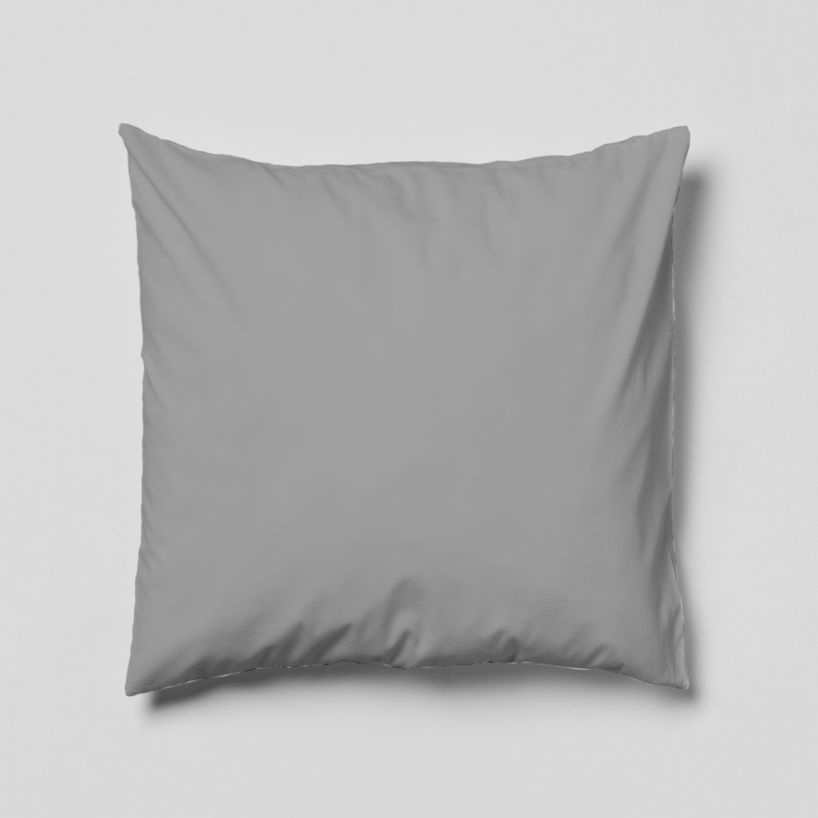 Komplettkissen Polyester-Grau / 50x50 cm