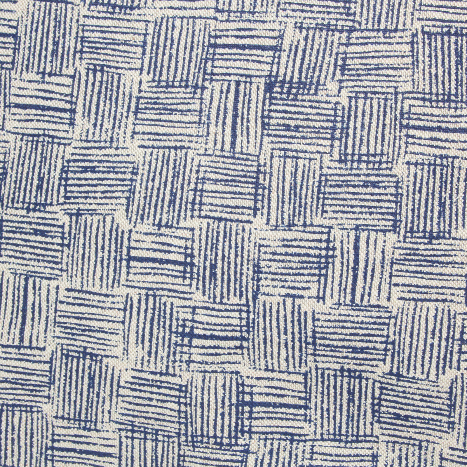 Komplettkissen 40x40 cm Streifen Karo Muster Blau