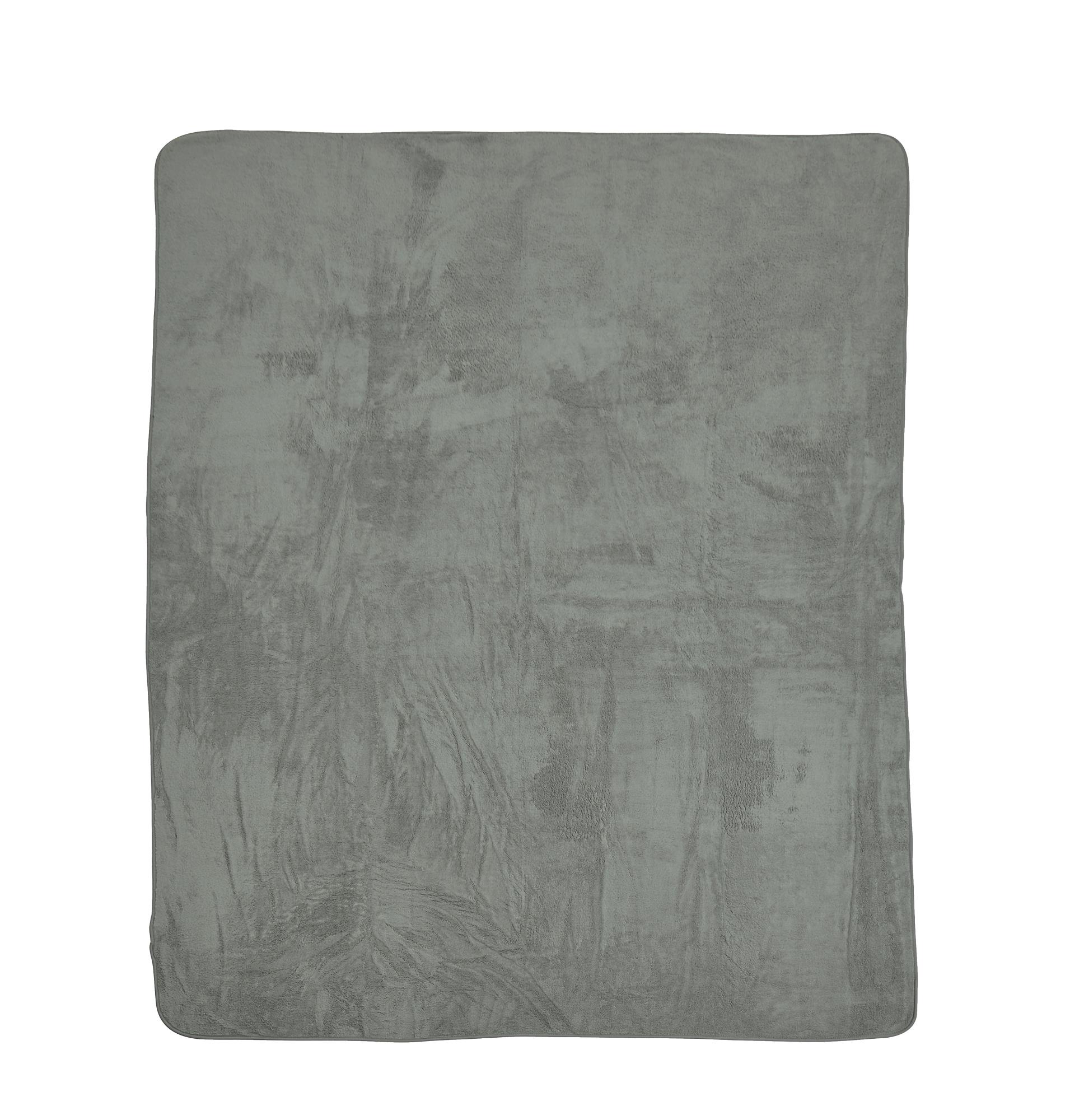 Kuscheldecke Softie Grau 150x250 cm Polyester