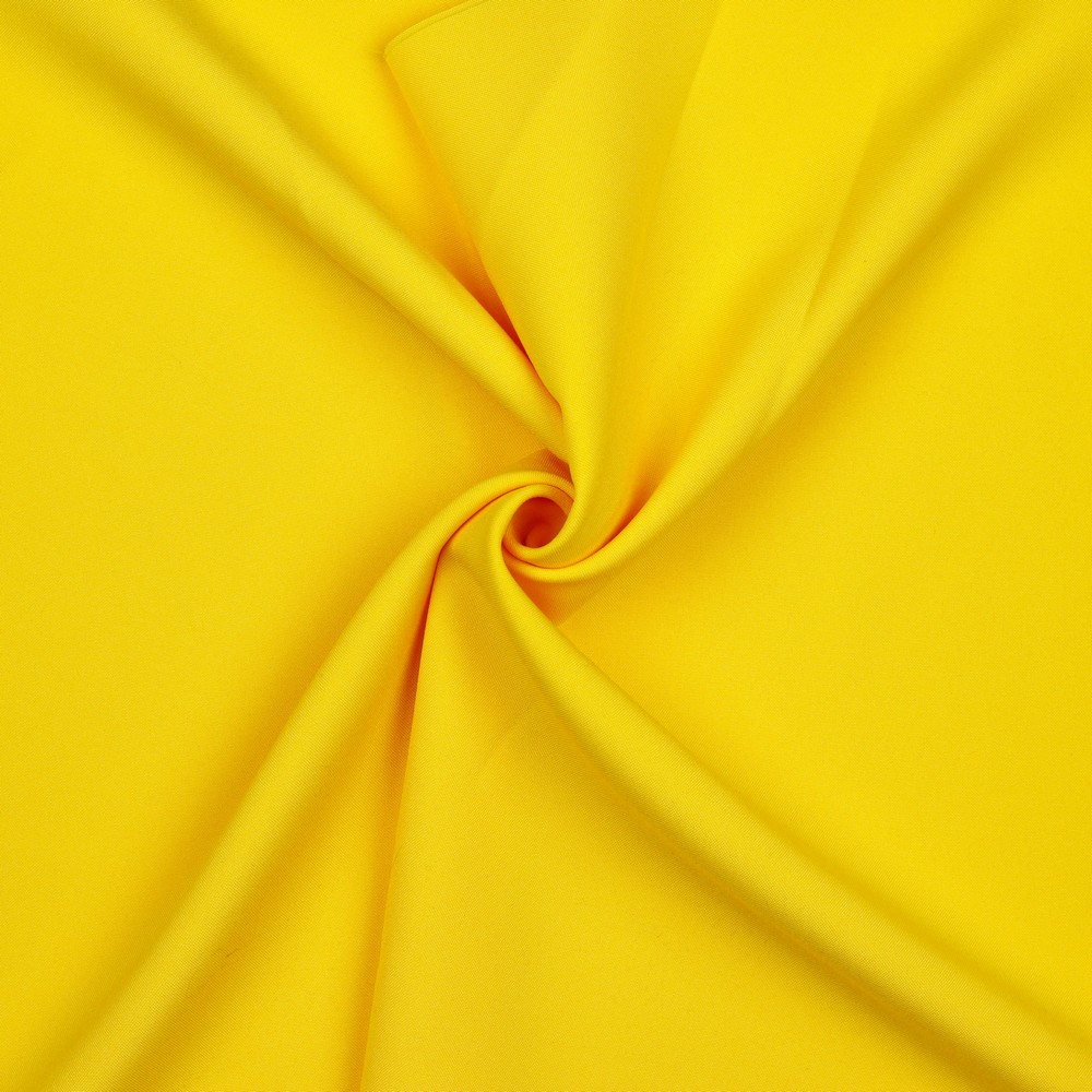 Stoff Meterware Polyester Gelb