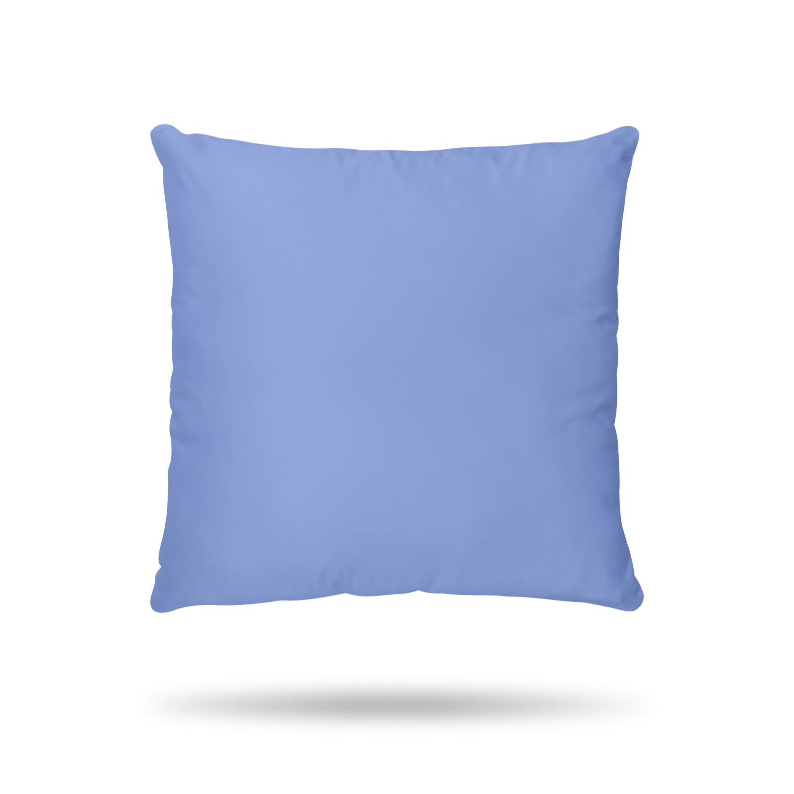 Komplettkissen Linon 2er Farben Set-Hellblau+Kobalt Blau