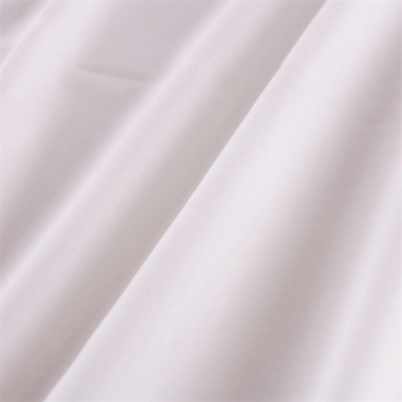 Stoff Meterware Baumwolle Linon Uni Weiß 280 cm